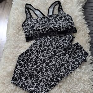 Diane Von Furstenberg for Target Black and White Workout Set